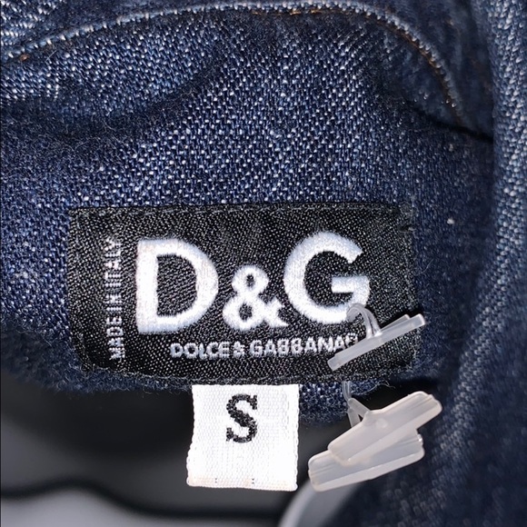 D&G Dolce & Gabana Jean Shirt Size-S - Picture 4 of 5
